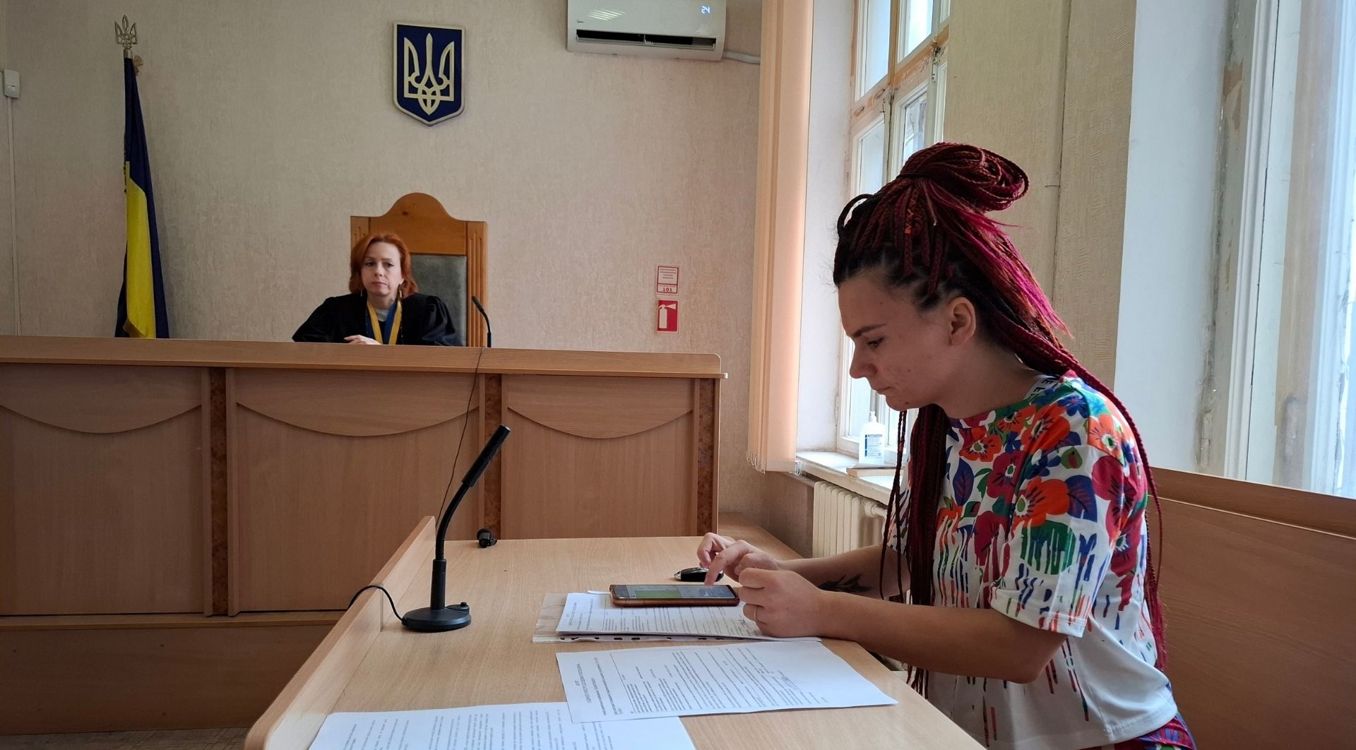 Анна Матвієнко в суді 5 вересня