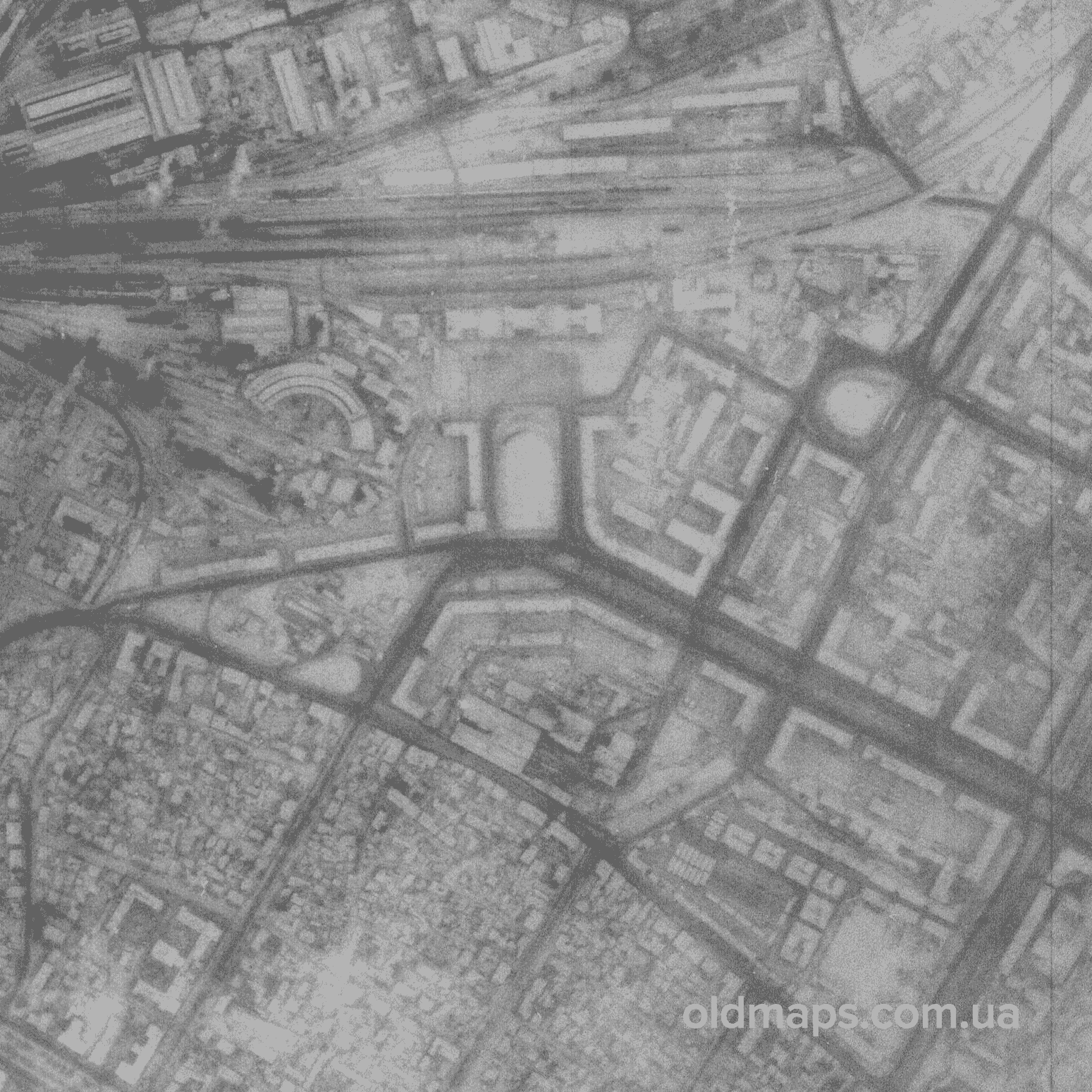 Мапа зупинки трамваю №11 у 1960 році