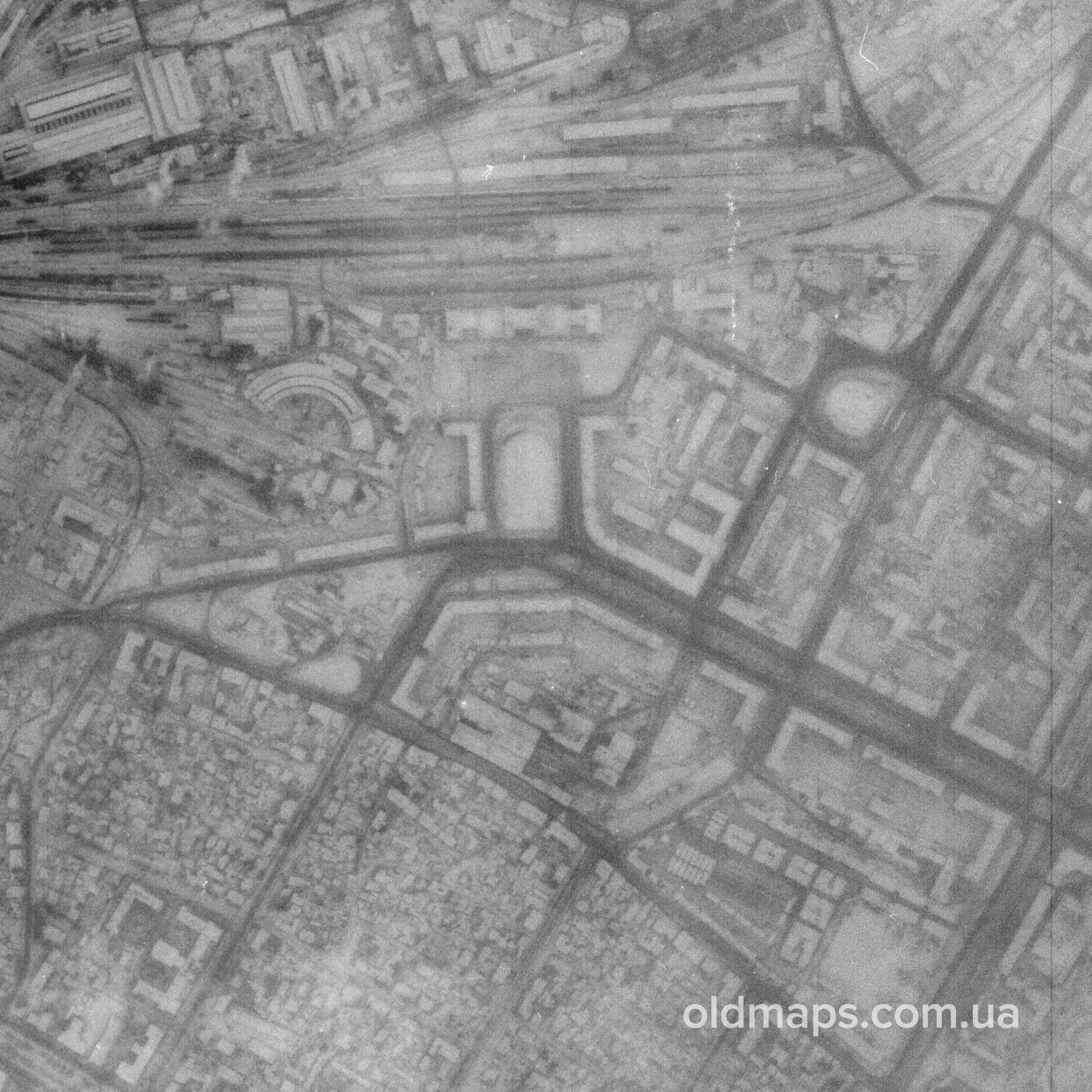 Мапа зупинки трамваю №11 у 1960 році