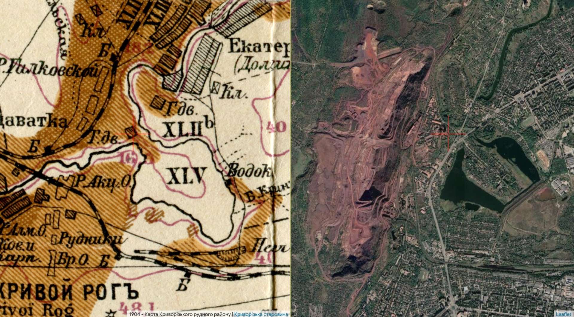 З’явилася карта рудного району 1904 року в Кривому Розі